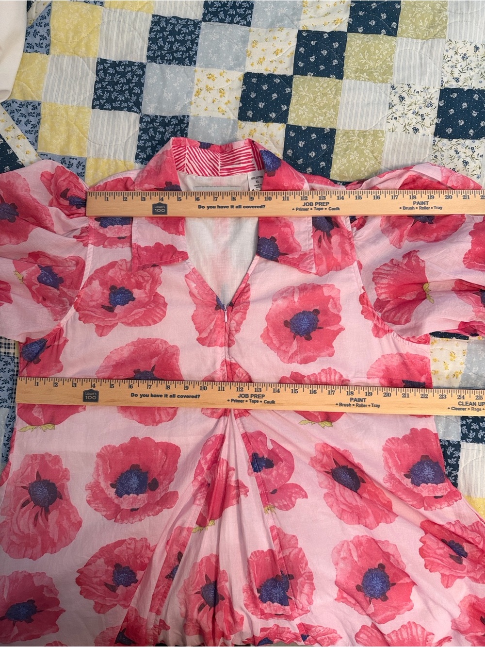 Pink Floral Montauk Maxi Dress with Bold Poppy Print - Picture 7 of 9